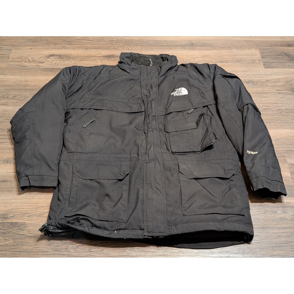 The North Face HyVent‎ Goose Down Parka XL Heavyweight Winter Jacket (No Hood)